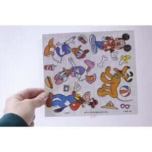 Disney Cartoon Characters, Sticker Sheet, 1993, Colorforms, Card Making,